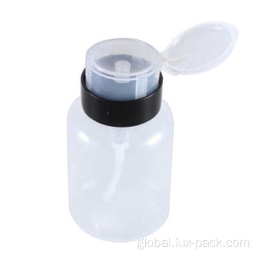 Plastic Cosmetic Jars Plastic Nail Polish Remover Pump Dispenser Bottle Manufactory